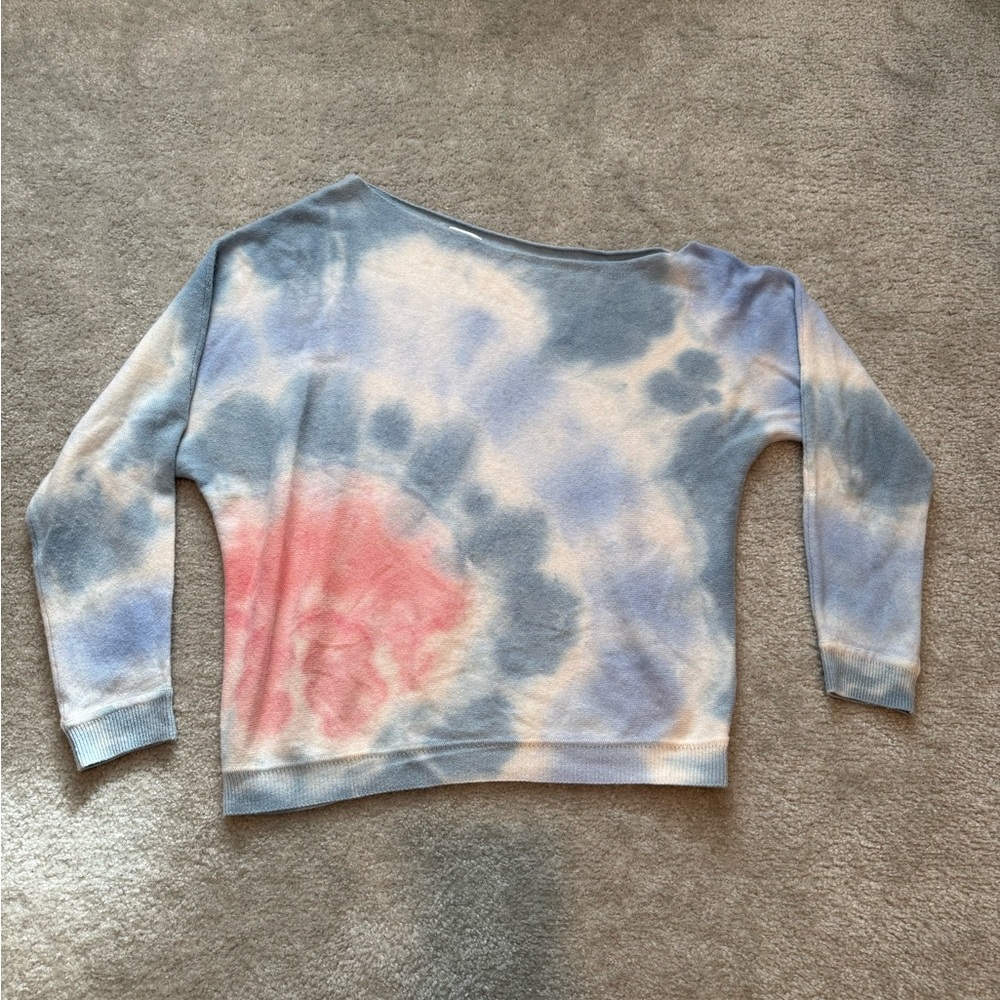 MINNIE ROSE Tie Dye Cashmere Sweater